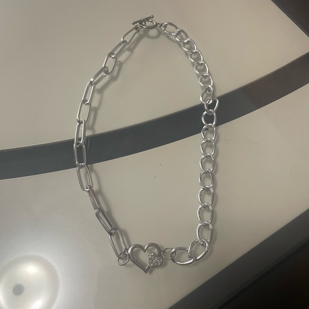 Heart Pendant Chain Necklace